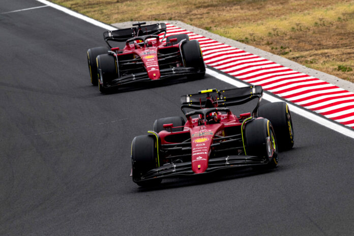 Carlos Sainz, Charles Leclerc, Ferrari