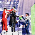 podium, Kiss Nobri, Antonio Albacete, Jamie Anderson