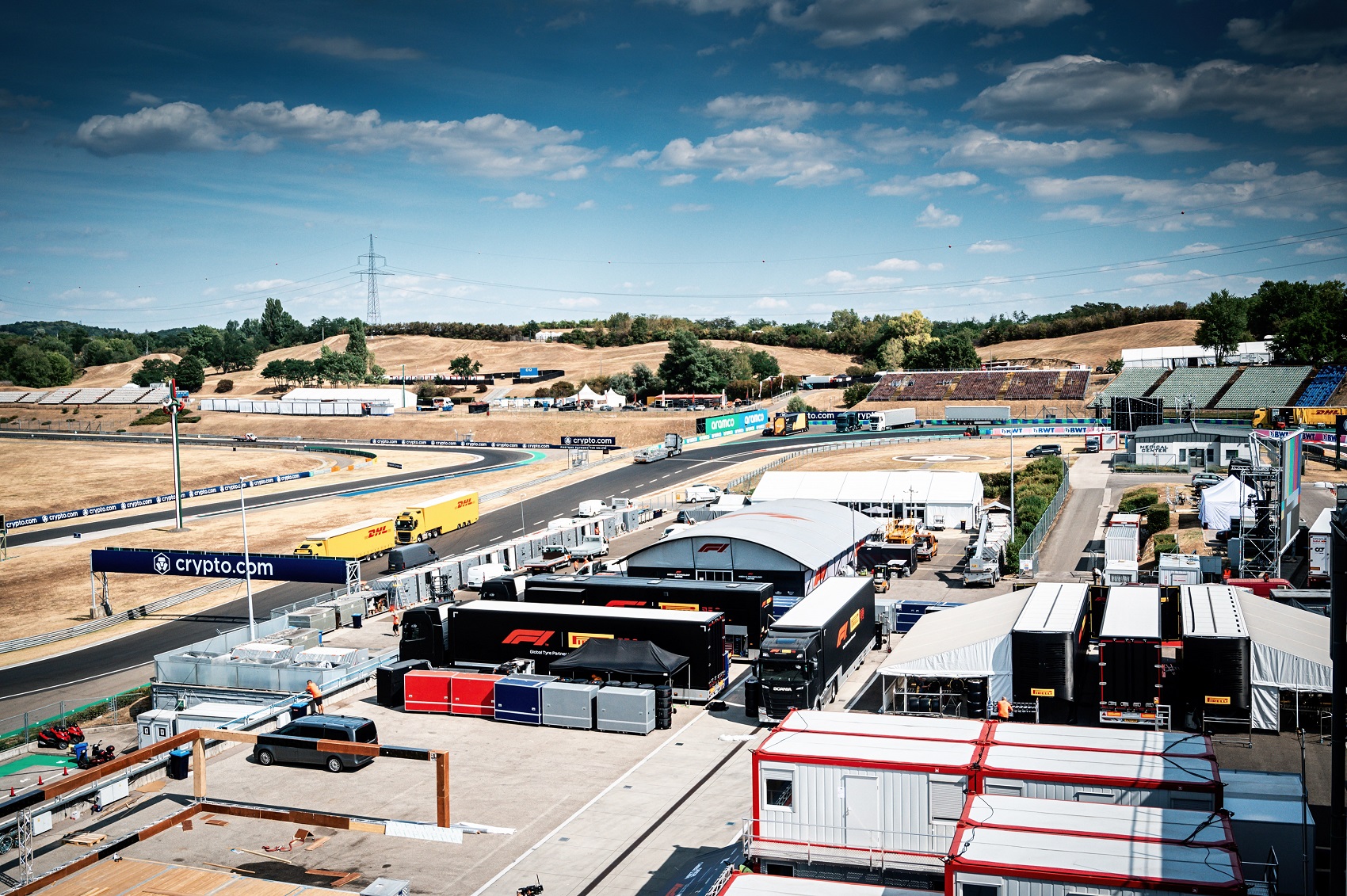 Hungaroring paddock