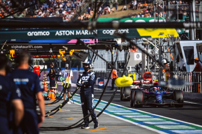 Nicholas Latifi, Williams, boxutca, Magyar Nagydíj