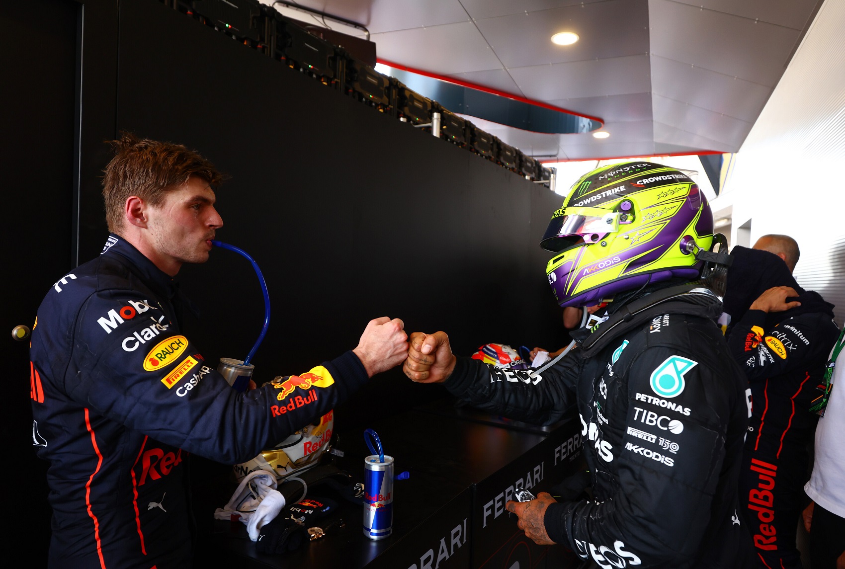 Max Verstappen, Lewis Hamilton
