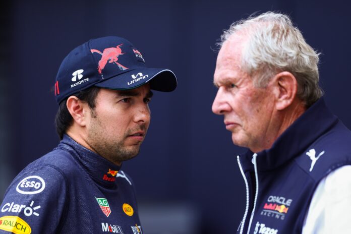 Sergio Pérez, Helmut Marko, Red Bull