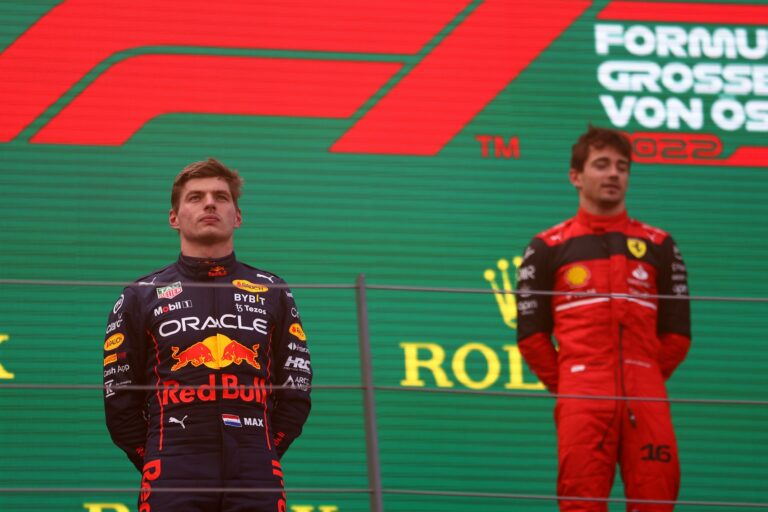 Max Verstappen, Charles Leclerc
