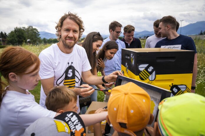 Biobienenapfel, méhlegelő, Sebastian Vettel