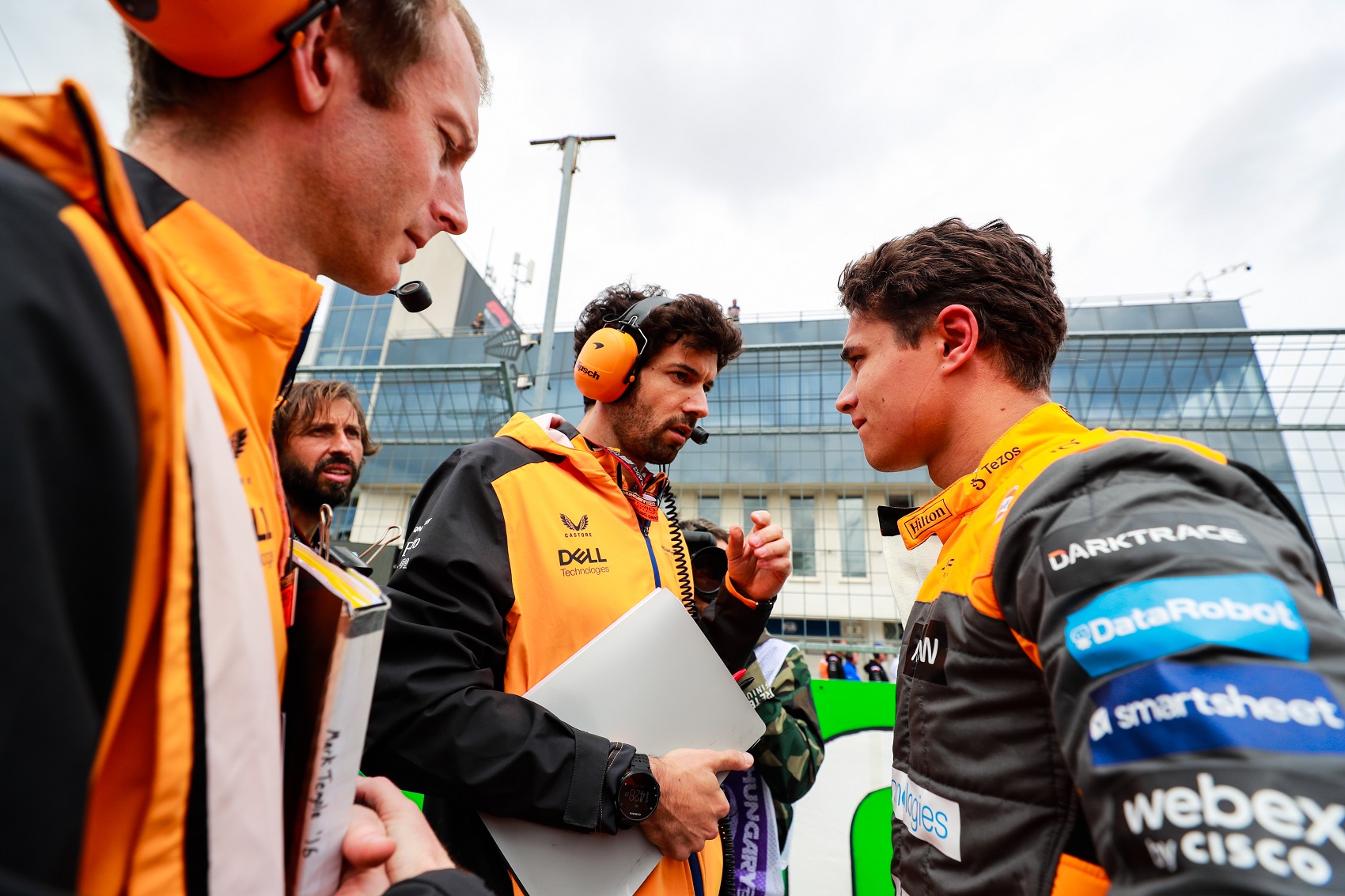 Lando Norris, Will Joseph, José Manuel Lopez, McLaren