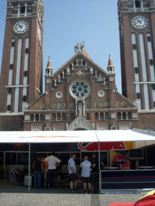 Sebastian Vettel 2009 Red Bull Street Parade, Szeged
