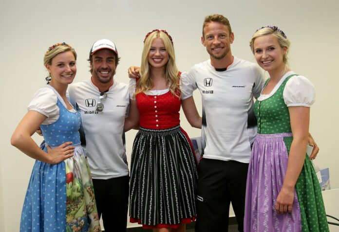 fernando alonso, jenson button