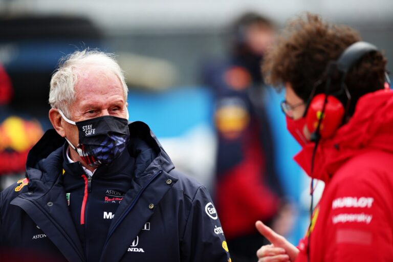 helmut marko, mattia binotto, ferrari