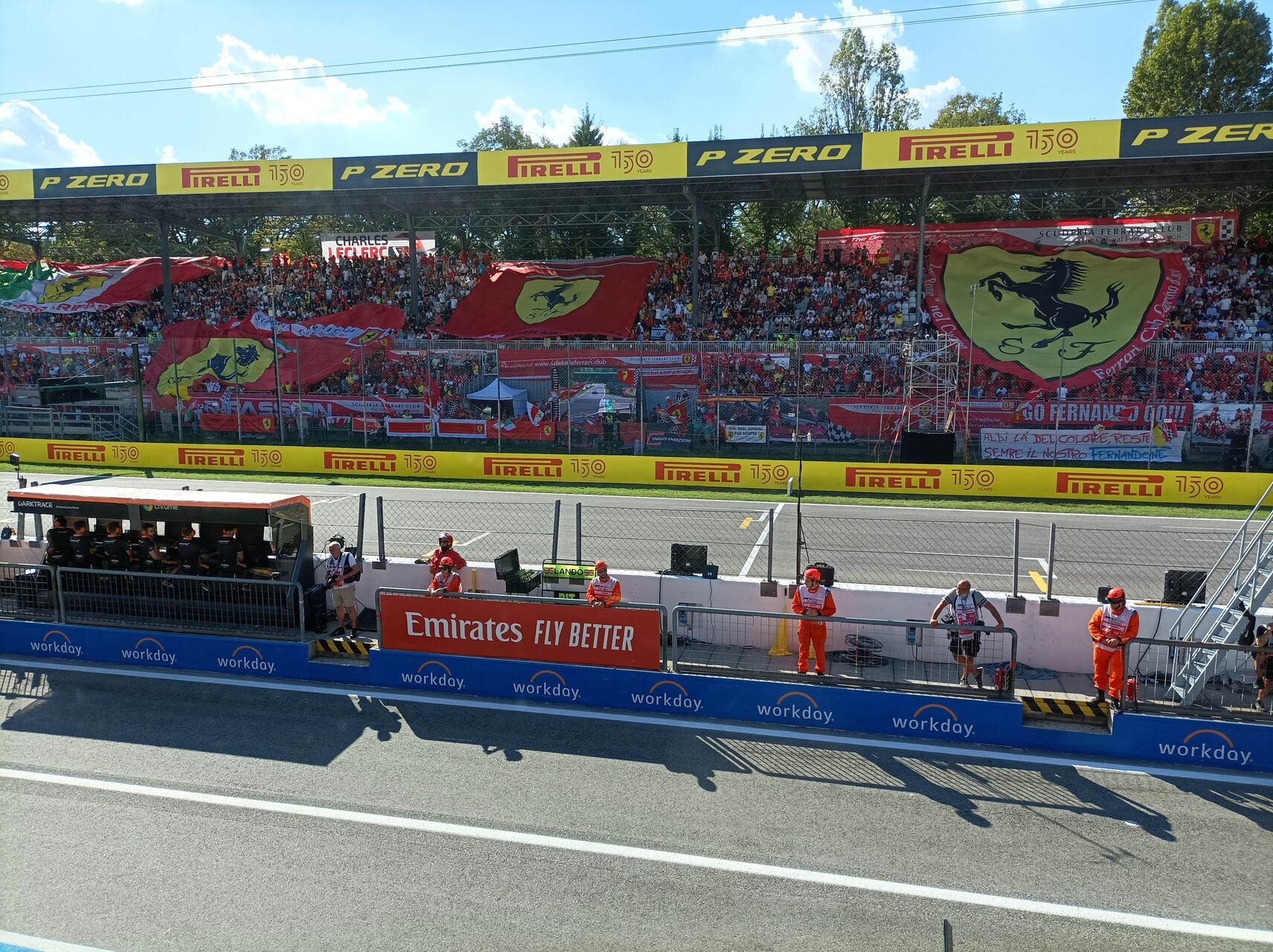 Monza, Tifosi, Olasz Nagydíj