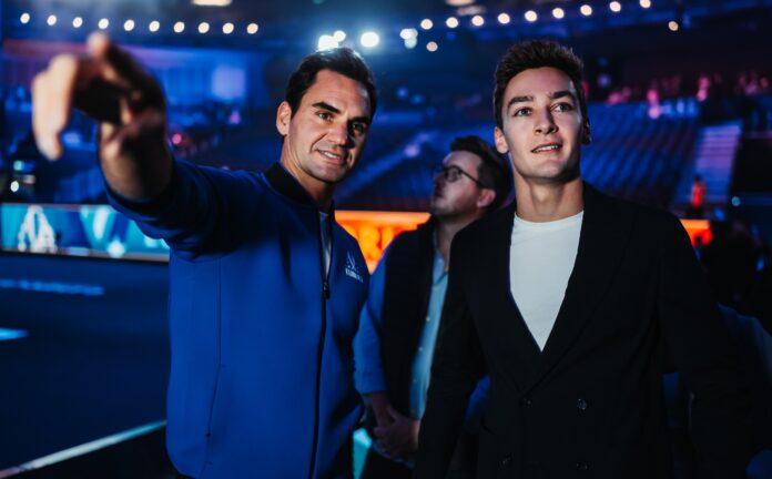 Roger Federer, George Russell