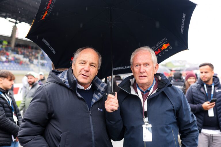 gerhard berger, helmut marko, porsche
