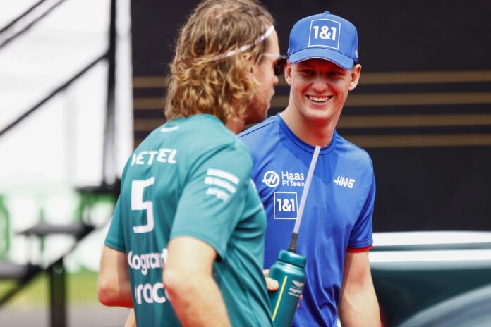 mick schumacher, sebastian vettel