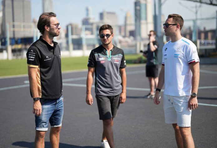 Jean-Éric Vergne, Mitch Evans, Stoffel Vandoorne,DS, FE, Formula E
