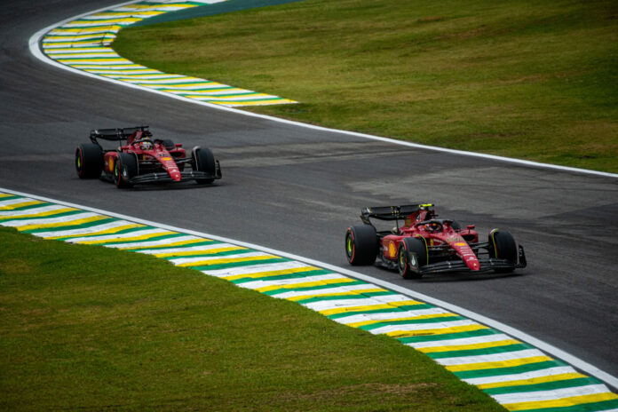 Carlos Sainz, Charles Leclerc, Ferrari