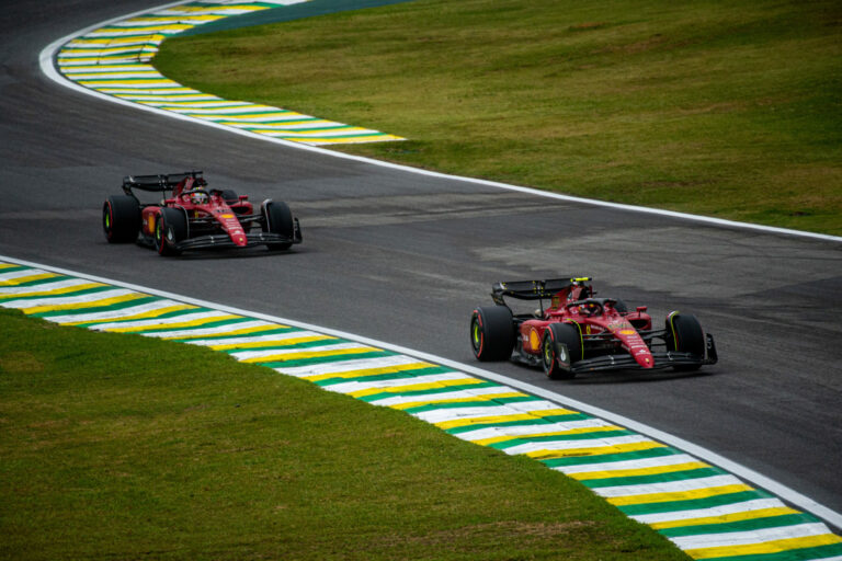 Carlos Sainz, Charles Leclerc, Ferrari