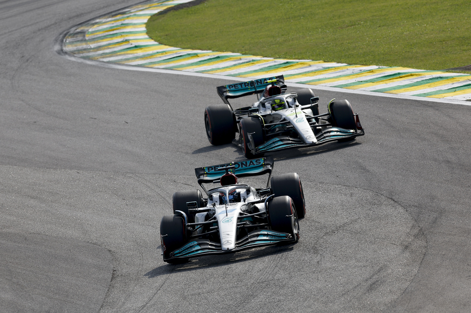 George Russell, Lewis Hamilton, Mercedes