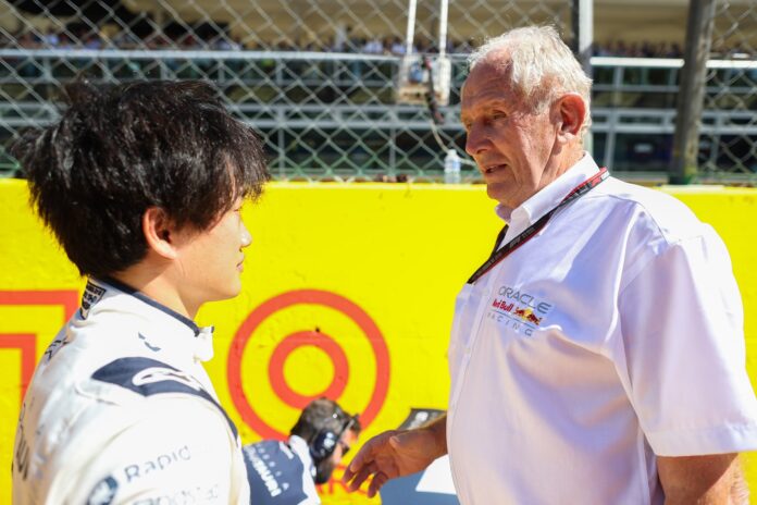 yuki tsunoda, helmut marko
