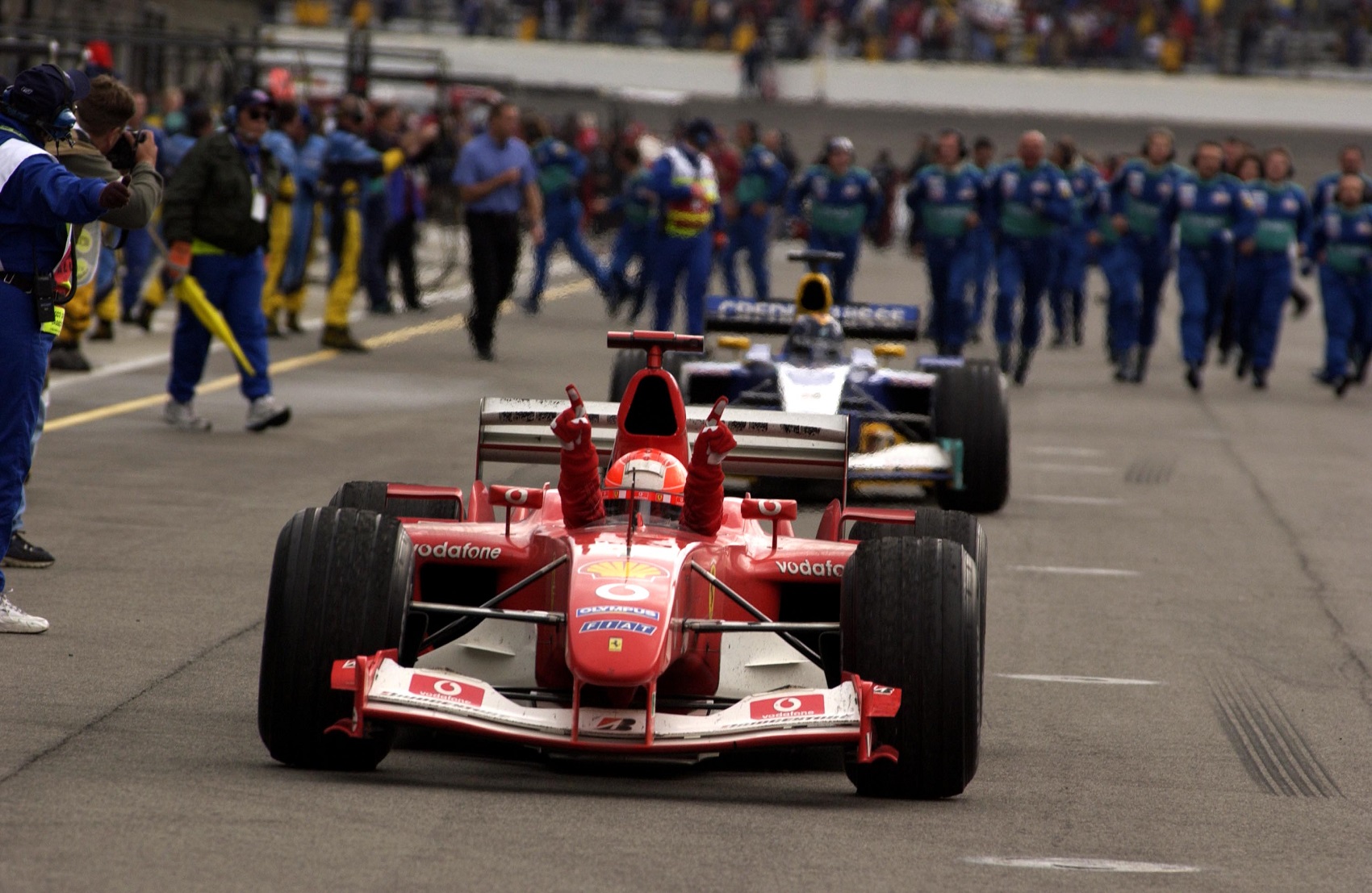 Duplázott és rekordot döntött Schumacher 2003-as Ferrarija