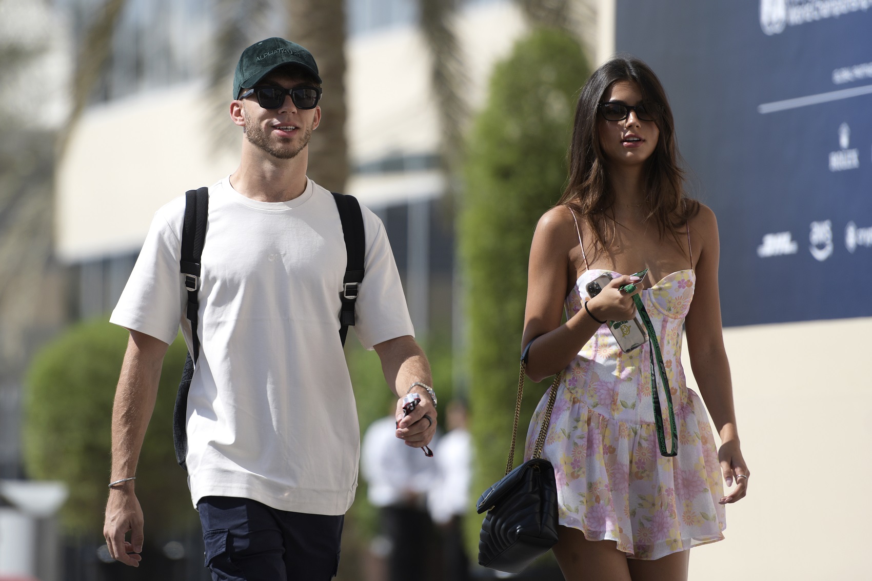 Pierre Gasly, Francisca Cerqueira Gomes, wags