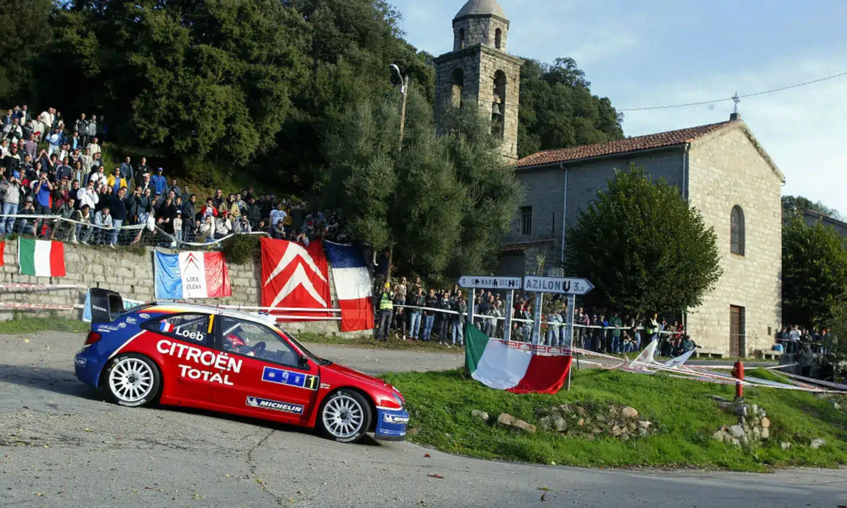 Loeb páratlan teljesítményt nyújtott hazai futamán 2005-ben