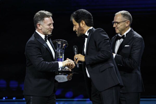 Christian Horner, Stefano Domenicalo, Mohammed ben Sulayem, FIA