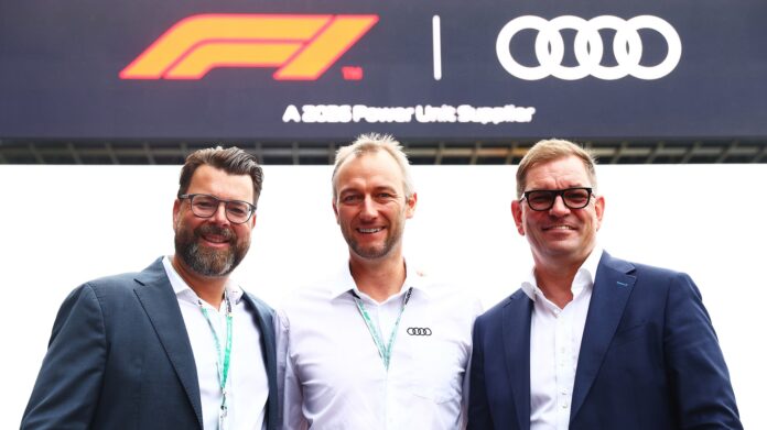 Oliver Hoffmann, Adam Baker, Markus Duesmann, audi