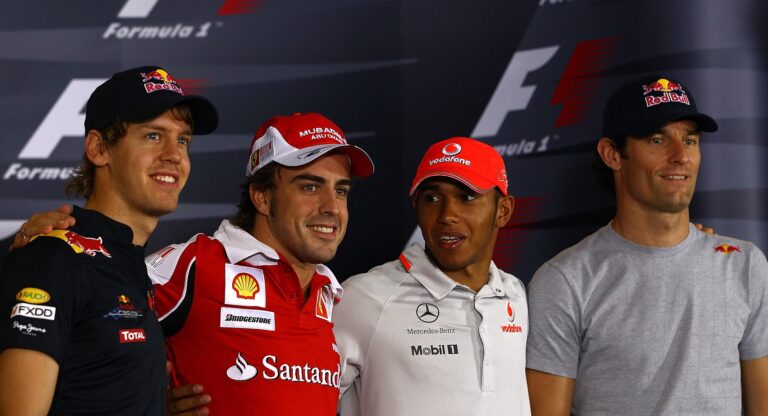 Sebastian Vettel, Fernando Alonso, Lewis Hamilton, Mark Webber, ferrari, mercedes
