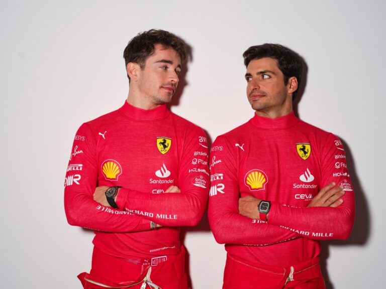 Carlos Sainz, Charles Leclerc, Ferrari