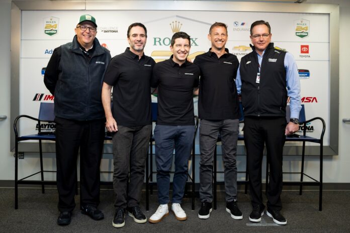 John Doonan, Jimmie Johnson, Mike Rockenfeller, Jenson Button