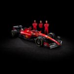 Carlos Sainz, Frédéric Vasseur, Charles Leclerc, Ferrari