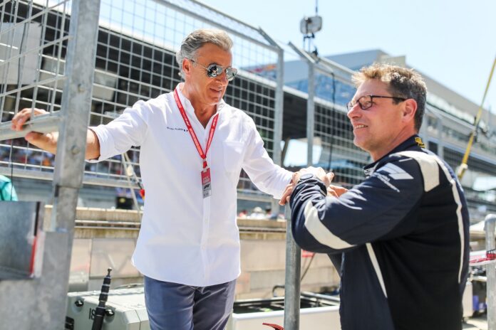 Jean Alesi, Bernd Maylaender, francia