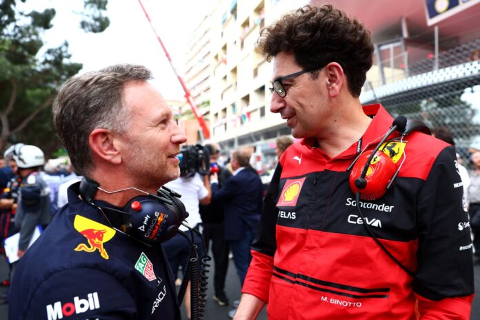 christian horner, mattia binotto, red bull