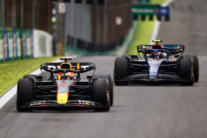 Max Verstappen, Nicholas Latifi, red bull, ford, gulf, williams, forma-1