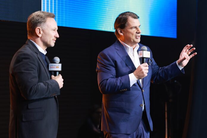 Christian Horner, Red Bull, Jim Farley, CEO of Ford