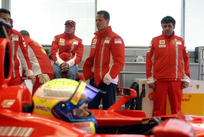 kimi räikkönen, michael schumacher, felipe massa