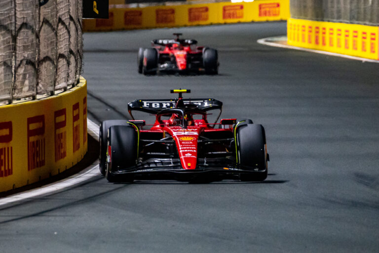 Carlos Sainz, Charles Leclerc, Ferrari