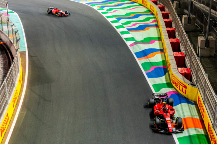Leclerc Sainz Ferrari