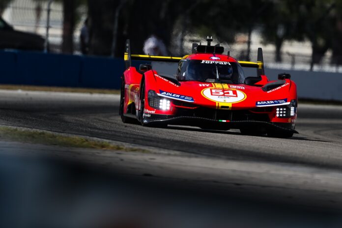 #51 FERRARI AF CORSE / Ferrari 499P - FIA WEC Official Prologue - Sebring International Raceway - Sebring - USA -