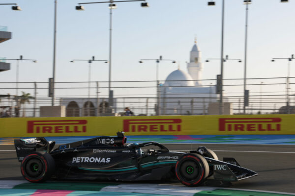 Forma-1, George Russell, Mercedes, Szaúd-arábiai Nagydíj 2023, péntek