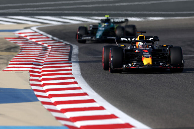 Forma-1, Max Verstappen, Red Bull, Fernando Alonso, Aston Martin, Bahreini Nagydíj 2023, péntek