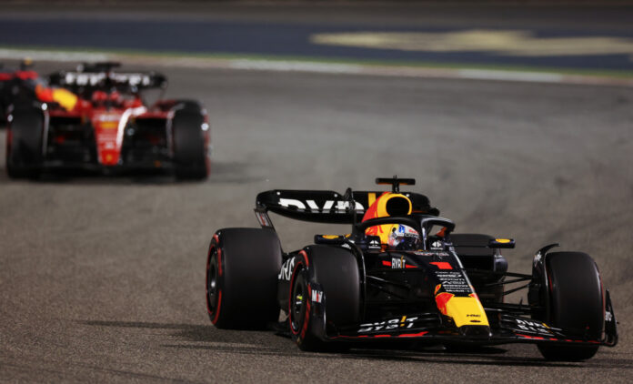 Forma-1, Max Verstappen, Red Bull, Charles Leclerc, Ferrari, Bahreini Nagydíj 2023, futam