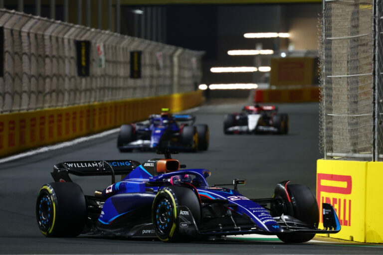 Forma-1, Alexander Albon, Logan Sargeant, Williams, Szaúd-arábiai Nagydíj 2023, futam