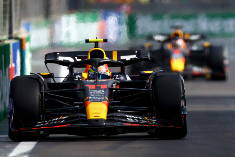 Forma-1, Sergio Pérez, Max Verstappen, Red Bull, Azeri Nagydíj 2023, futam