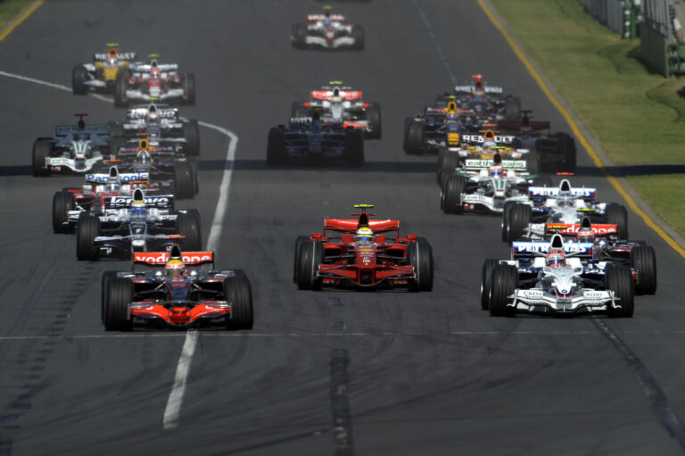 2008 Lewis Hamilton Felipe Massa Robert Kubica