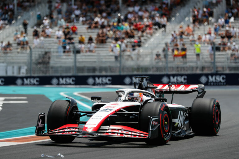 Forma-1, Kevin Magnussen, Haas, Miami Nagydíj 2023, szombat