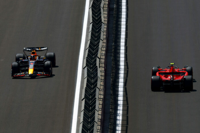 Forma-1, Max Verstappen, Red Bull, Carlos Sainz, Ferrari, Azeri Nagydíj 2023