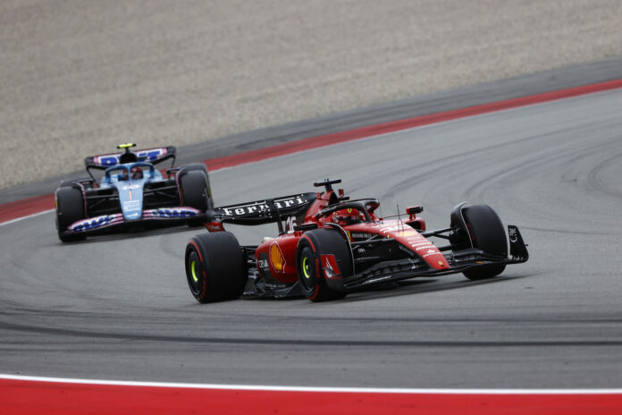 Forma-1, Charles Leclerc, Ferrari, Pierre Gasly, Alpine, Spanyol Nagydíj 2023, futam