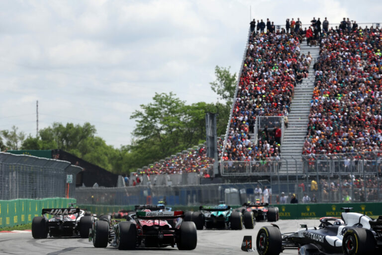 Alfa Romeo Bottas mezőny Kanadai Nagydíj