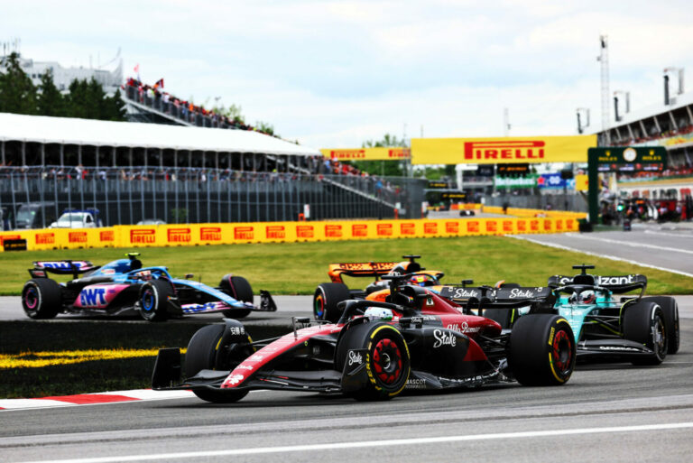 Alfa Romeo Bottas mezőny Kanadai Nagydíj