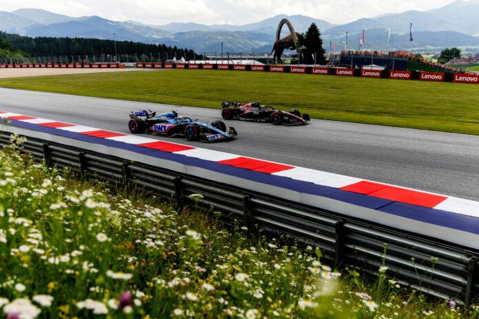 F1 Forma-1, Pierre Gasly, Alpine, Guanyu Zhou, Alfa Romeo, Osztrák Nagydíj 2023, péntek